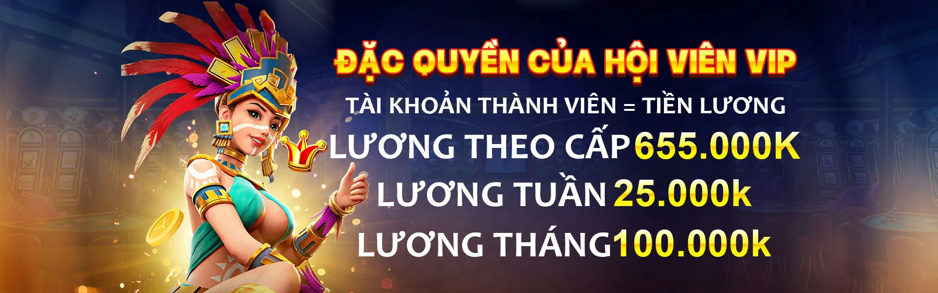 Máy đánh bạc one888 khuyến mãi với tiền vàng và hiệu ứng ánh sáng